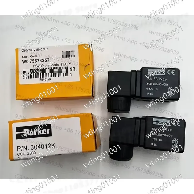 for PARKER ZB09 Electromagnetic Actuator 9 Watt Compatible with AC 220V DC 24V AC 110V High Performance Replacement Spare