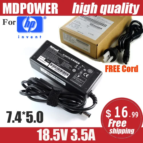 MDPOWER For HP EliteBook 8530p 8540w Notebook laptop power supply power AC adapter charger cord