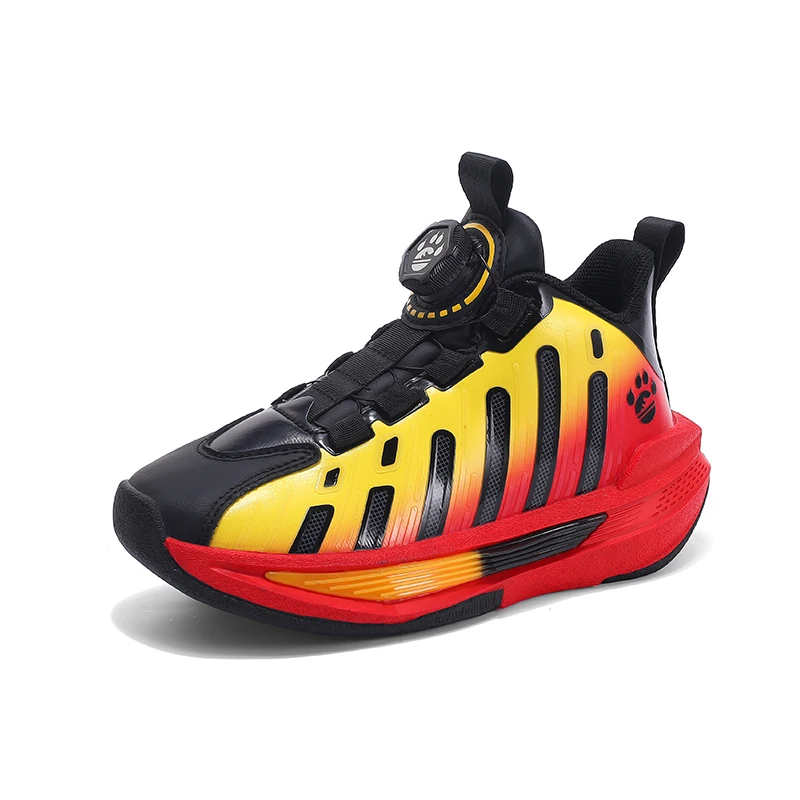 Children‘s Basketball Shoes Non-slip Breathable Basketball Training Sneakers Lace-up Boys Girls Sports Shoes Kids Athletic Shoes - view 6