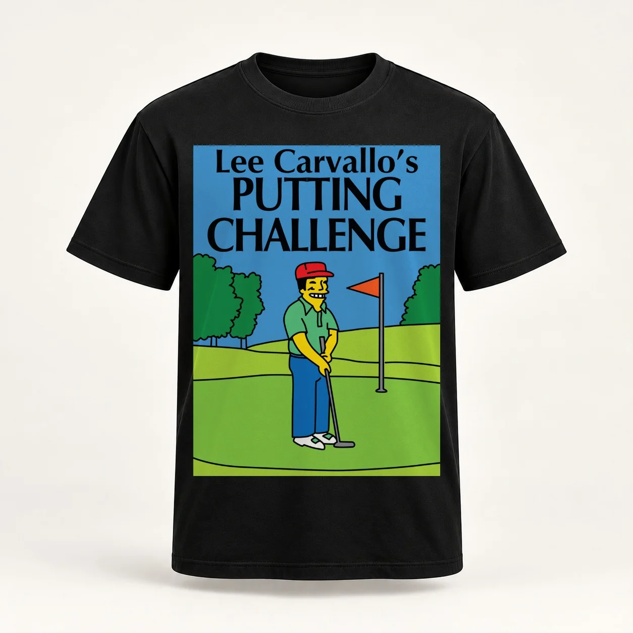Lee Carvallo's Putting Challenge Women T-Shirt funnys sports fans cute tops Women's clothing