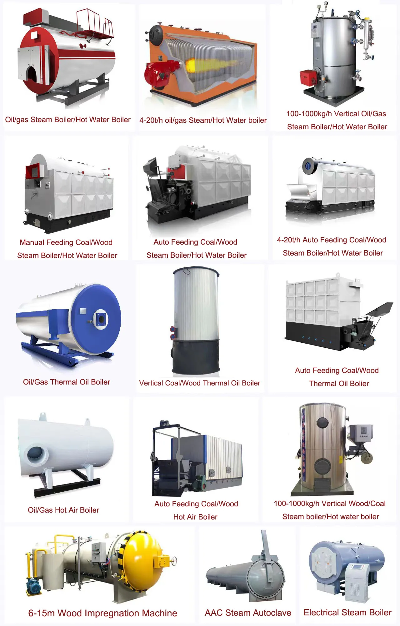 Yongxing Produttore cinese Serie Wns Caldaia a vapore ad acqua calda a risparmio energetico per la lavorazione alimentare di sapone tessile