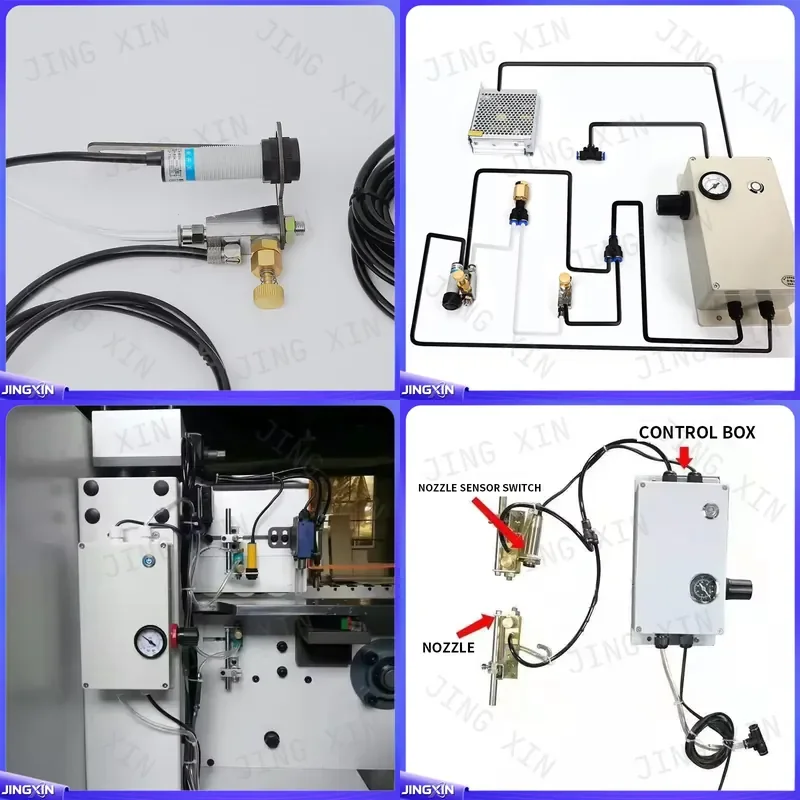 custom for Edge Banding Machine Cleaning Device Stainless Steel Jet Nozzle Accessories Industrial Woodworking Tool Parts