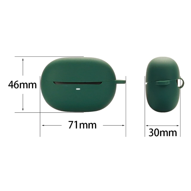 Funda protectora para auriculares inalámbricos compatible con QCY ArcBuds HT07, carcasa lavable a prueba golpes, funda