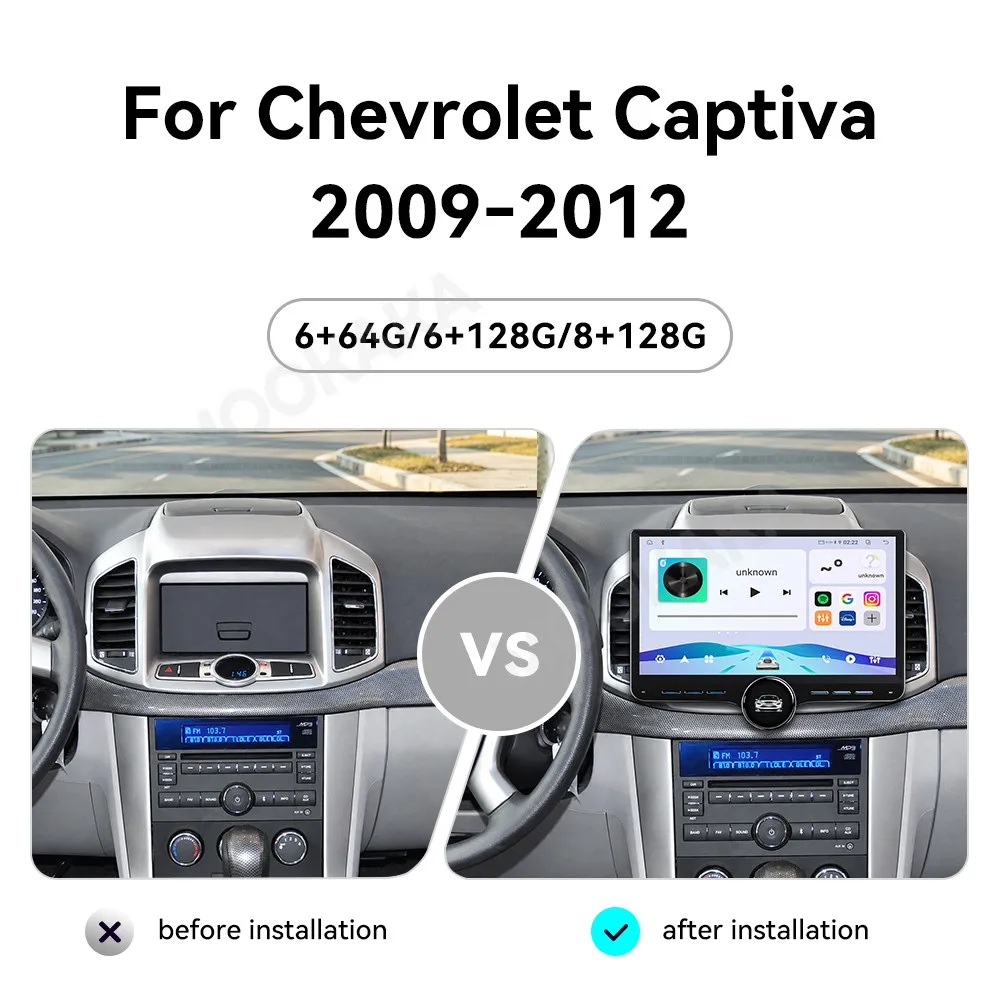 11.5 Inch Screen Car Radio For Chevrolet Captiva 2009-2012 Android GPS Navigation Multimedia Video Stereo Receiver Head Unit