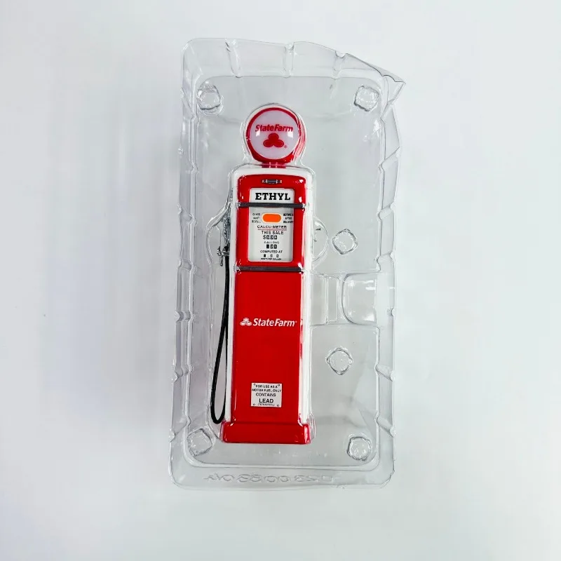 Diecast Model Car 1/12 Fuel Dispenser Scene Ornament Car ModeI Gas Station Toys for Boys
