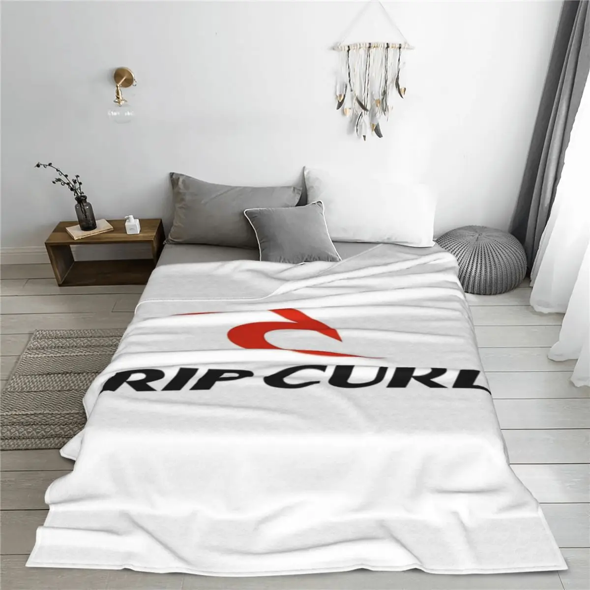 

Одеяло с логотипом Rip Curl, флисовое одеяло для дивана, легкое одеяло для дивана, постельные принадлежности, дорожные пледы, покрывало, одеяло