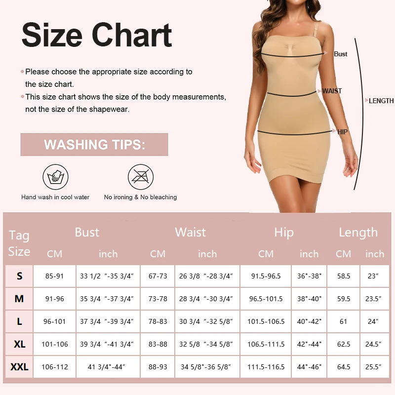 Shapewear Slip for Women Under Dress Full Slips Dress Tummy Control Camisole Flat Bellly Smooth Body Shaper