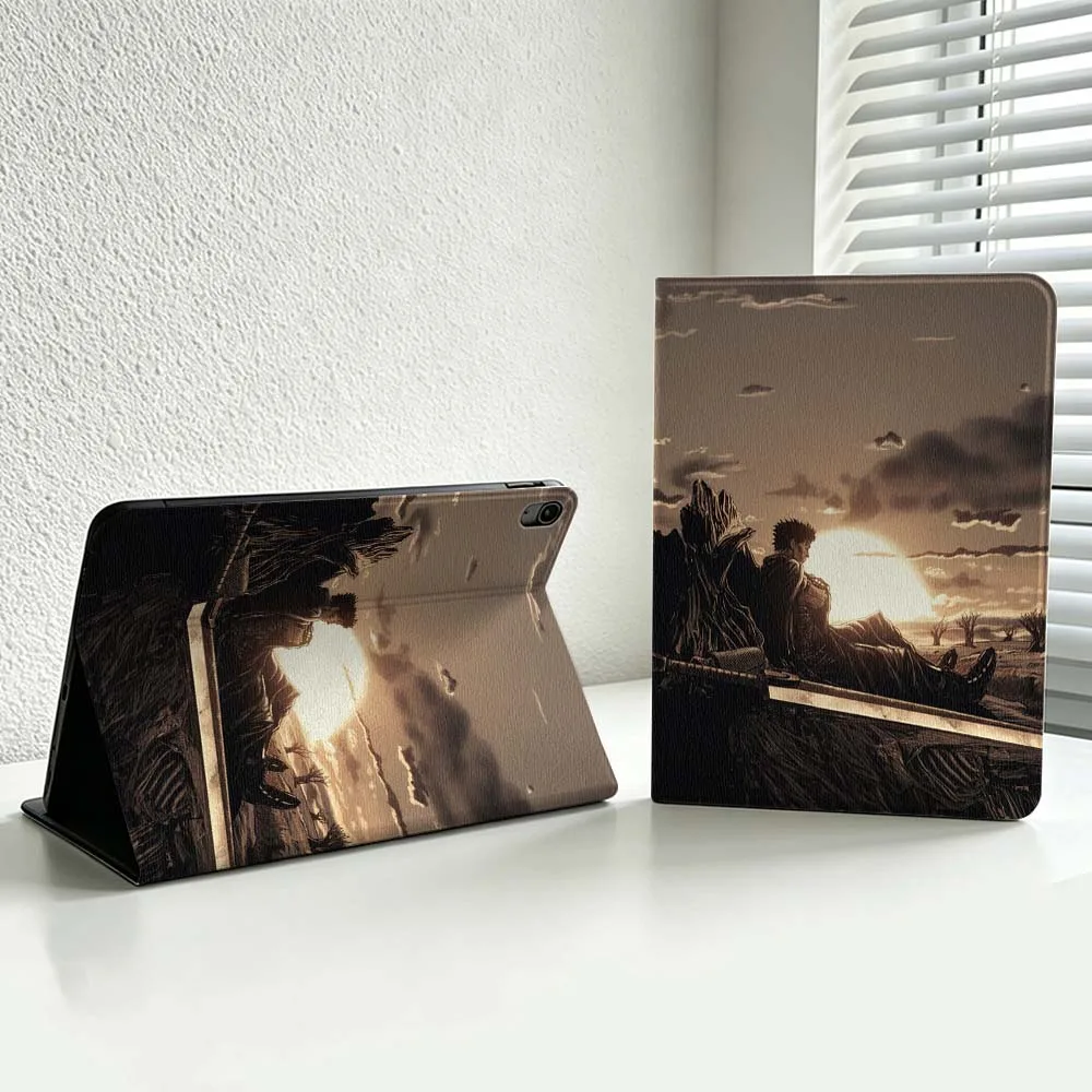 Anime B-Berserk Cool For iPad Pro Air mini 7 6 5 4 3 2 1 9gen M5 M4 11th 10th A17 Pro A16 Soft Inch Tablet Case Cover