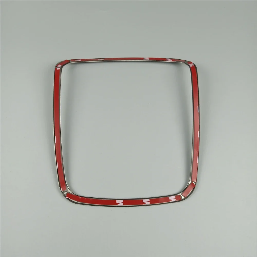 For Audi A3 8V 2014-2020 Car Rear Console Air Outlet Sticker Frame Cover Decor Stainless Steel Cigarette Panel Trims Accessories - view 6