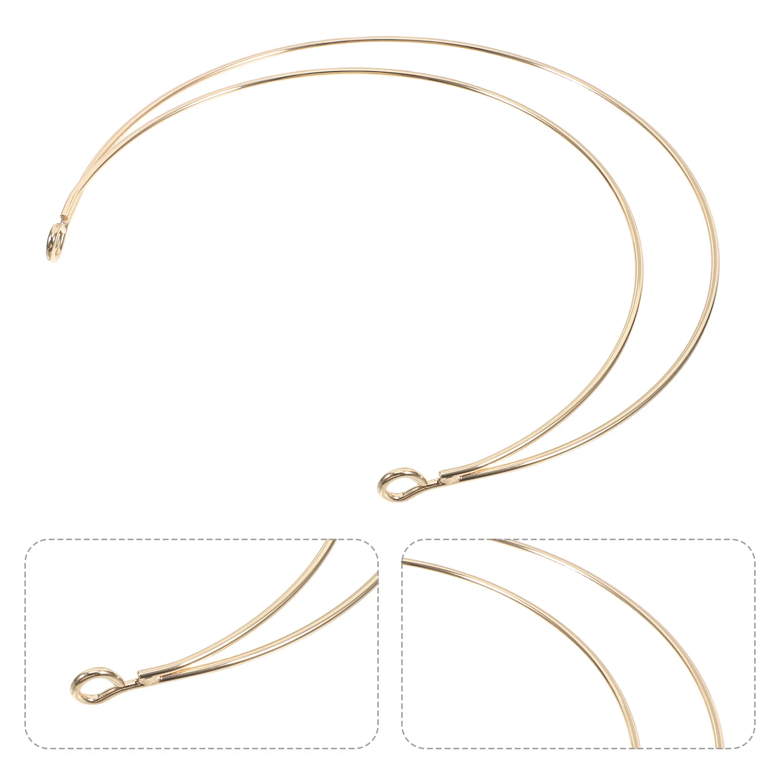 

Gold Metal Double Layer Headband Goddess Crown Headpiece for Bridal Wedding Halloween Angel Costume Accessories Women