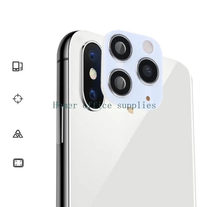 

K43B Наклейка на объектив камеры для защиты экрана из титанового сплава для телефона X/XS