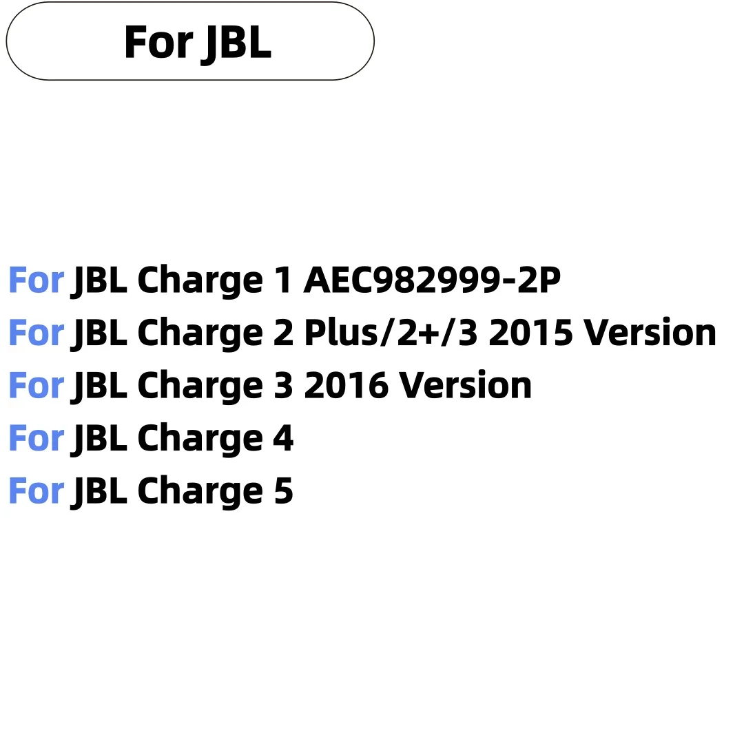 

GSP1029102 GSP-1S3P-CH40 AEC982999-2P Replacement Battery For JBL Charge 2 Plus /3/Version4/5 Replace the battery