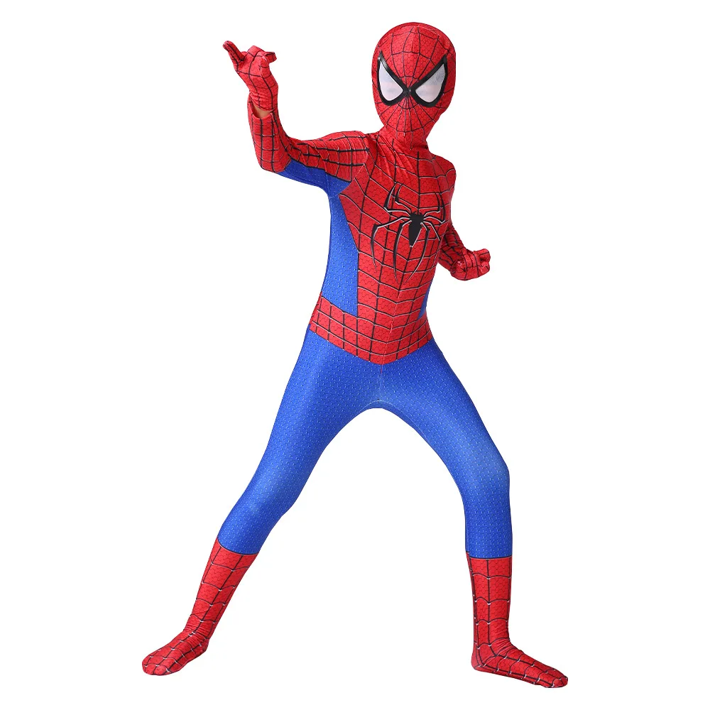 Spiderman Costume Spider Man Black Panther Iron Man Spider Gwen Cosplay Zentai Jumpsuit Bodysuit Halloween Costume Adult Child