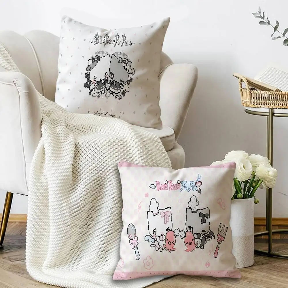 Polka Dots Cute Cat B-baoBaoPuPu Pillow Anime Pillow Sofa Bed Head Pillow Cover Cushion Cover 45x45 cm Fashion