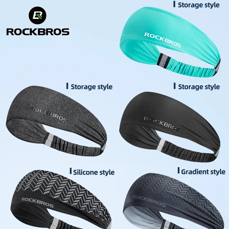 ROCKBROS opaska rowerowa opaski do włosów do jogi joga siłownia chustka na głowę opaska na głowę bieganie Fitness opaska do włosów bandaż na głowę opaski przeciwpotne