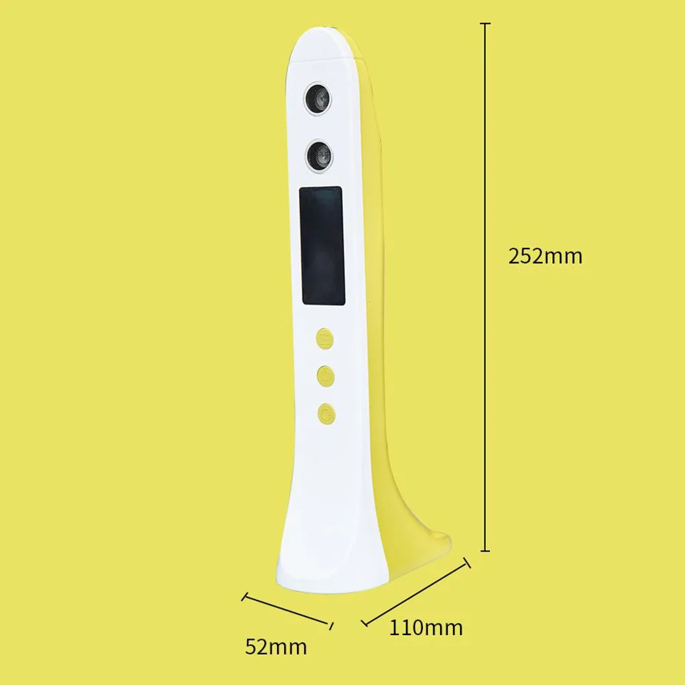 Portable Body Height Stadiometer Handheld Cordless Measurement Instrument 200cm Digital Ultrasonic Height Measuring Ruler