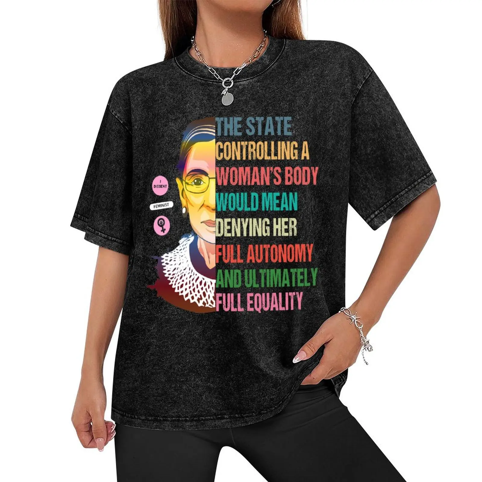 My Body My Choice: Ruth Bader Ginsburg Pro Choice Feminist T-Shirt T-Shirt Blouse sweat plain luxury clothes men