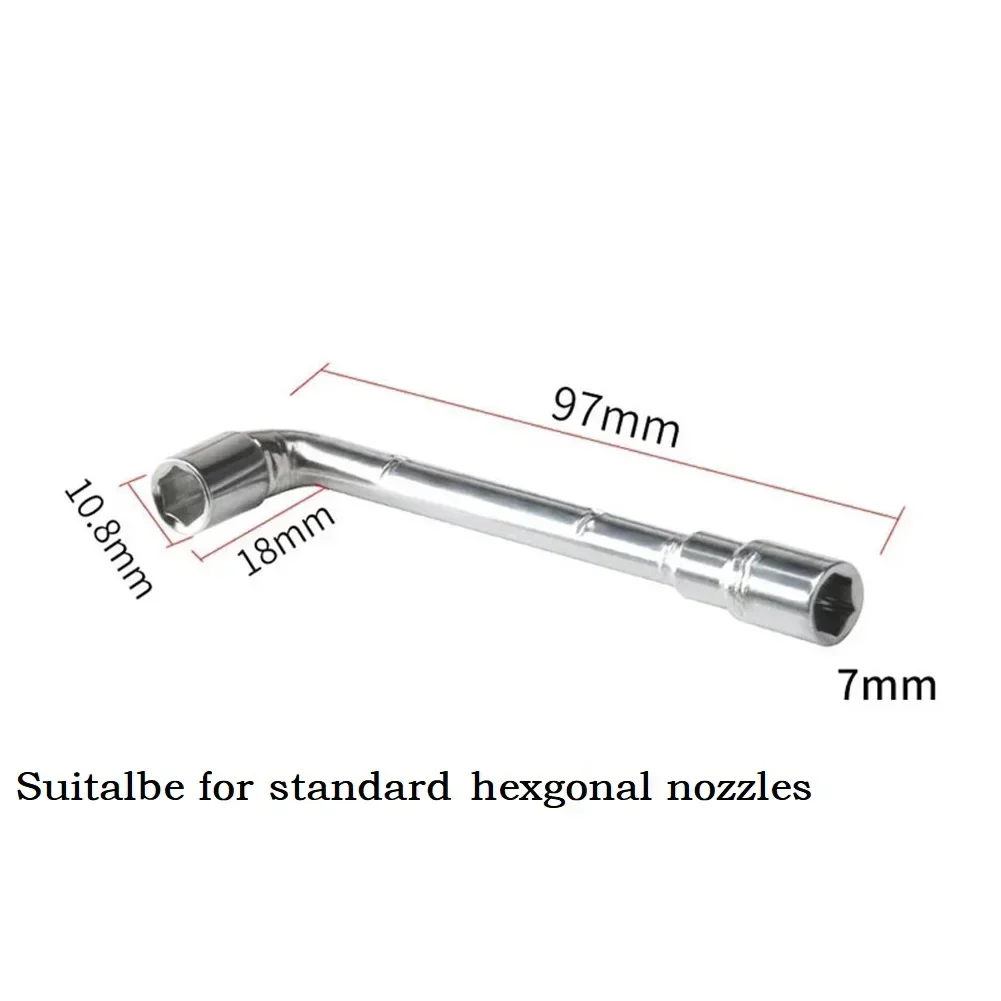 L Wrench Tool 6mm 7mm Hex L-Shaped Screw Nut Wrench Sleeve Tool For 3 MK8 Nozzle Hexagonal Spanner Hand Tool Set