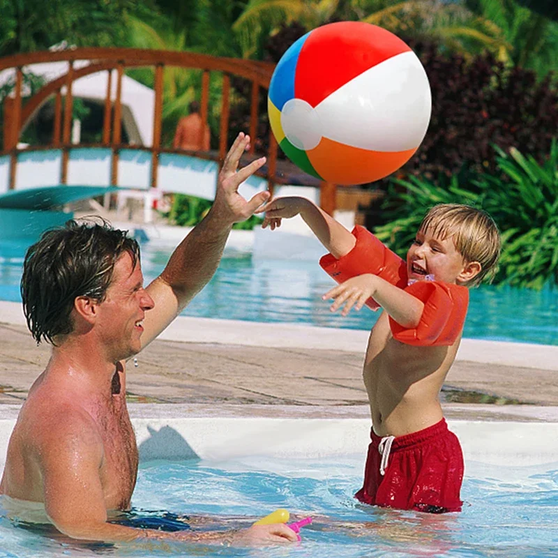 Piscina estiva all'aperto Spiaggia Palla gonfiabile Giocattoli Divertenti oggetti di scena sportivi Piscina da spiaggia Gioco di pallavolo Interazione genitore-figlio