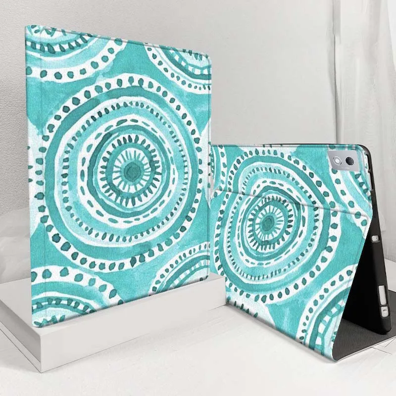 

Чехол для планшетов Lenovo Pad Legion Xiaoxin Tab Y700 K10 M10 P11 3rd Pro GT Plus Gen 5G с керамическим узором в виде веера