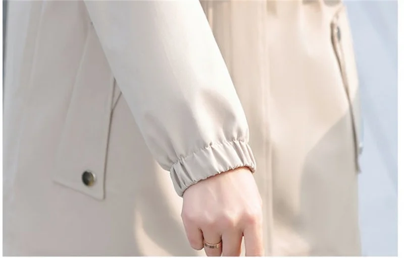 New Middle-aged Elderly Women Jacket Spring Hooded Zipper Overcoat Autumn Coats Outerwear Mother Clothes Female Windbreakers 5XL
