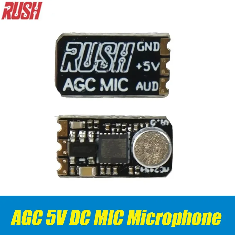 RUSH AGC 5V DC MIC Microphone For RUSH TANK Mini FPV RC Drone Transmitter VTX Quadcopter Multirotor Model Spare Part