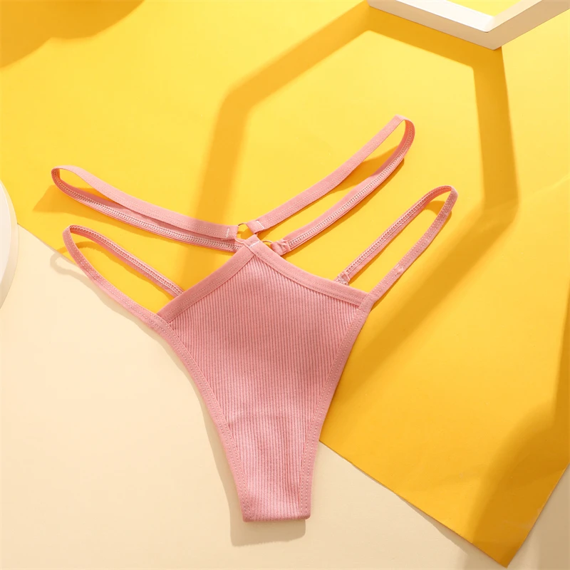 FINETOO Sexy Low Waist Frauen Tanga Doppel Dünnen Riemen Höschen Damen Slip Dessous Panty Unterwäsche Weibliche Bikini Dessous Tangas