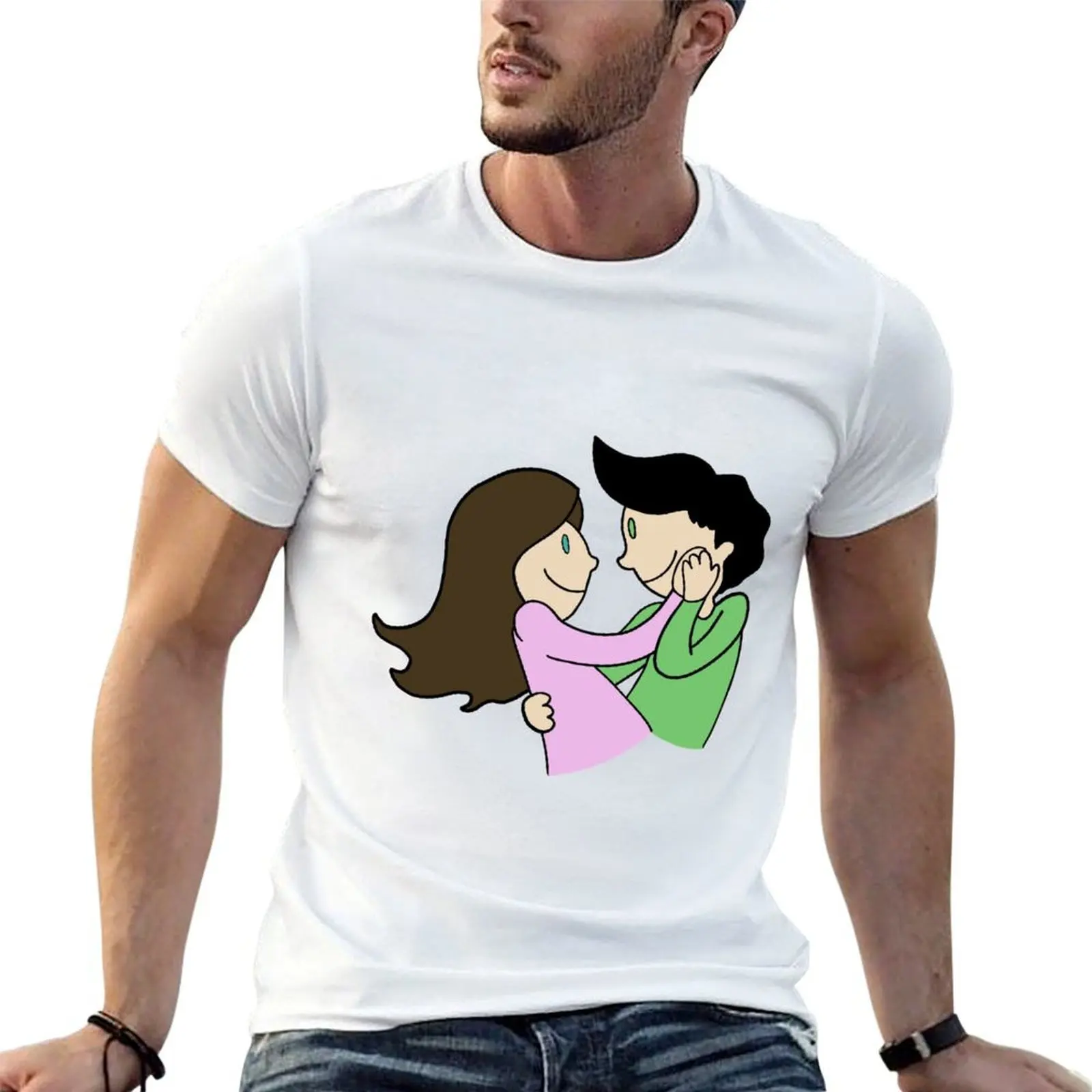 تي شيرت الرقص The Princess and the Busker تي شيرت مضحك تي شيرت رجالي برسوم جرافيك #1