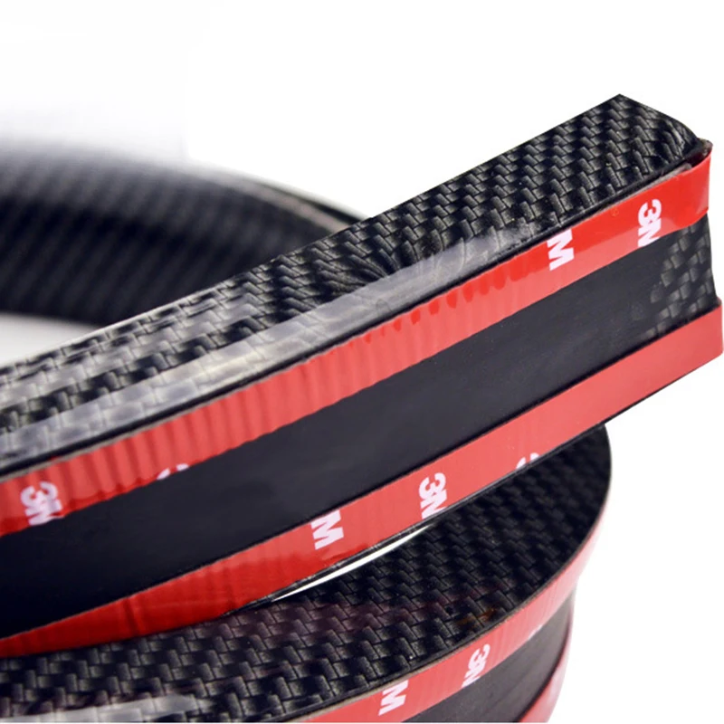 5D Carbon Fiber  Cars Spoilers Styling DIY Spoiler Wing Sport Rear Spoiler Car Styling Refit Spoiler Universal