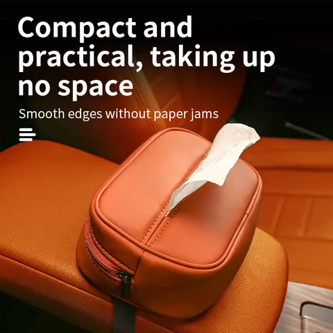 Tissue Case For BMW 5Series E39 E60 F10 F18 G30 G38 G60 530e 530i G60 G68 6Series E63 E64 F06 Car Tissue Holder Car Accessories