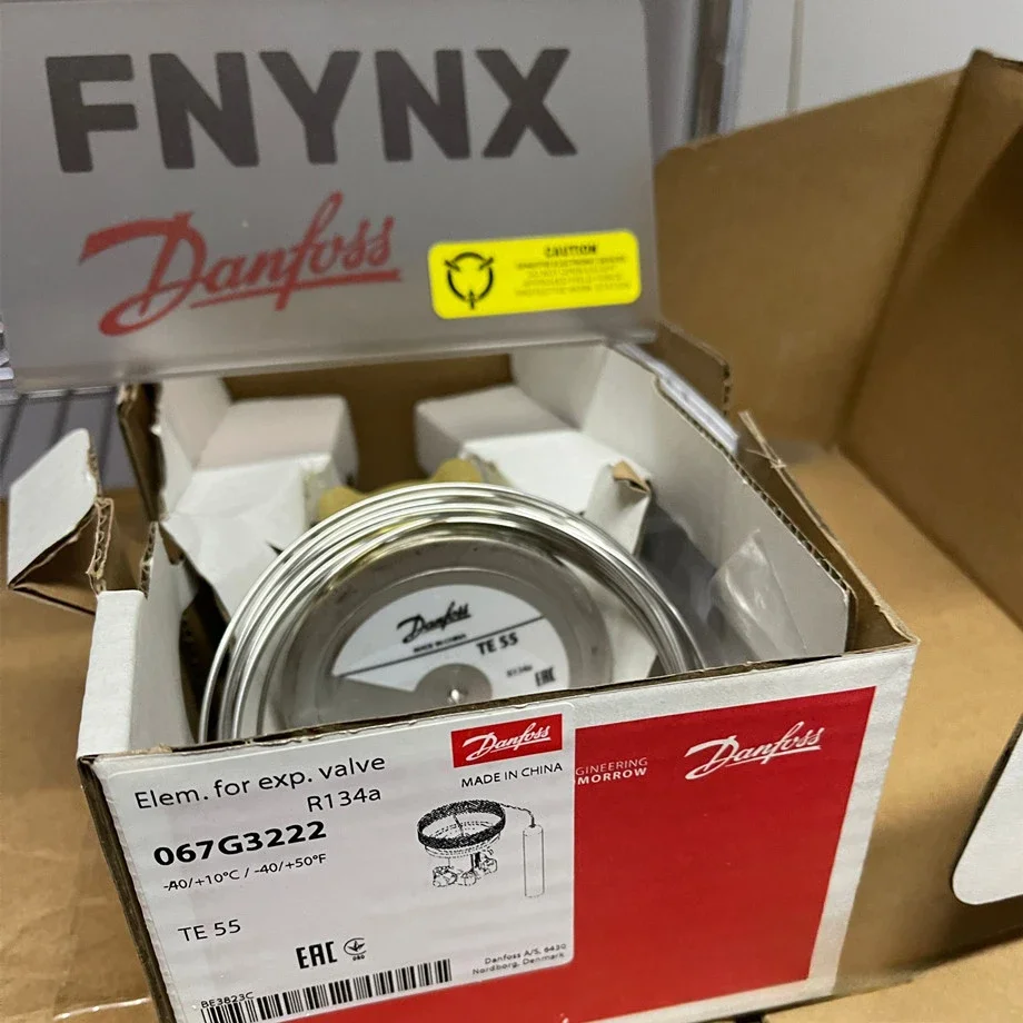 Oryginalny element Danfoss TE55 067G3222 R134a do zaworu rozprężnego