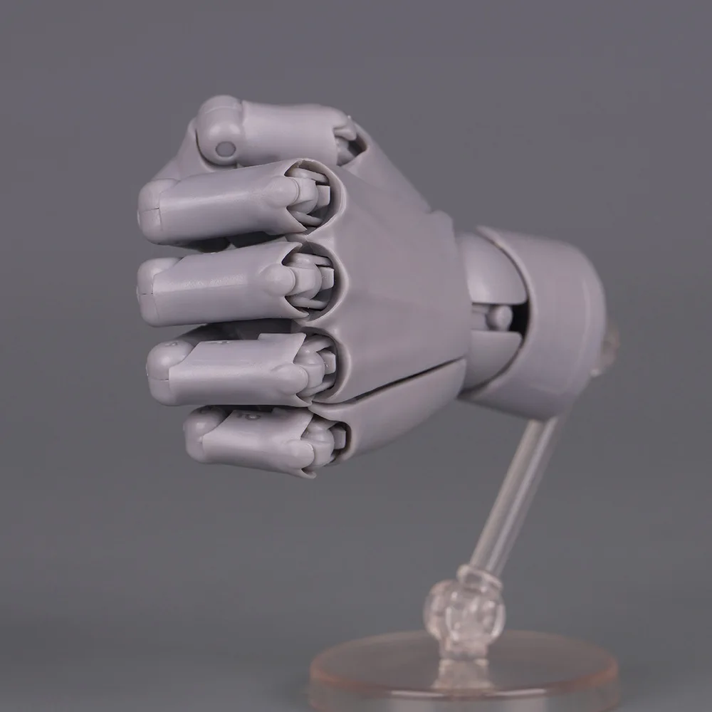 Art Students Bionic Hand Model Drawing Reference Articulated Left Hand Mannequin for Anime Sketching ABS Figure Tool