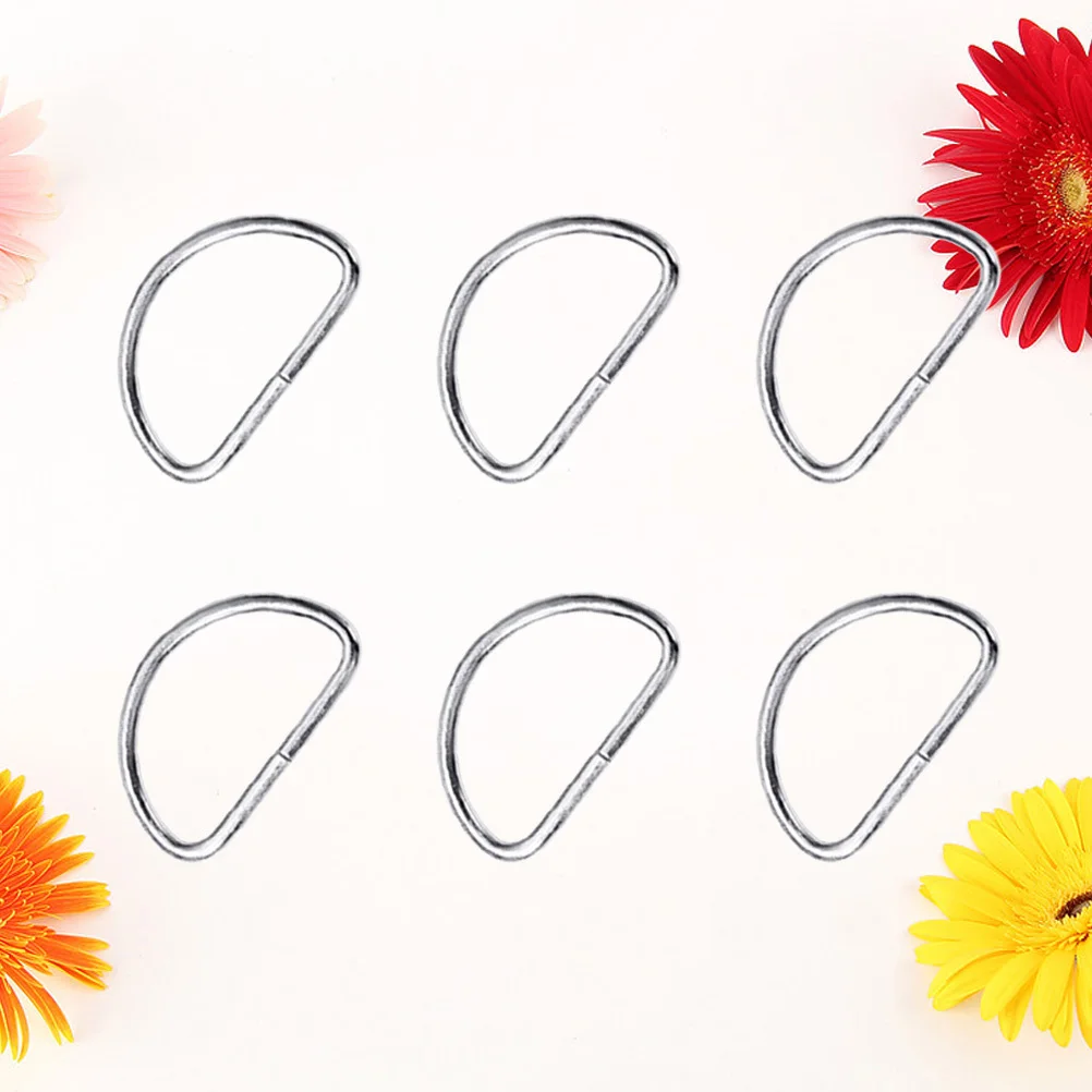 

20pcs D Ring Metal Hardware Diy Bag Strap Belt Dog Collar Keychain Puppy Harness Lanyard Webbing Accessories Bronze