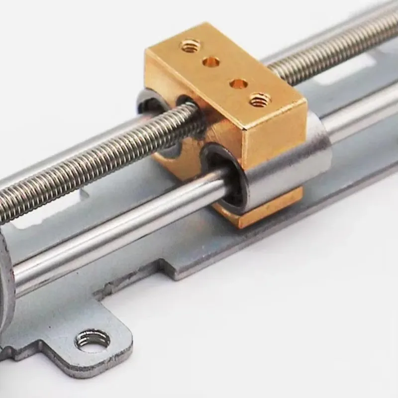 PM Mini Linear Screw Nut Permanent Magnet Slider Motor Linear Module Guide Rail Miniature Linear Actuator
