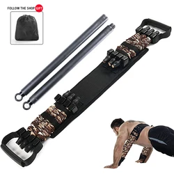 Adjustable Resistance Bands Bench Press Pull rope Chest Builder Workout Equipment Arm Expander Resistance Training for Home Gym