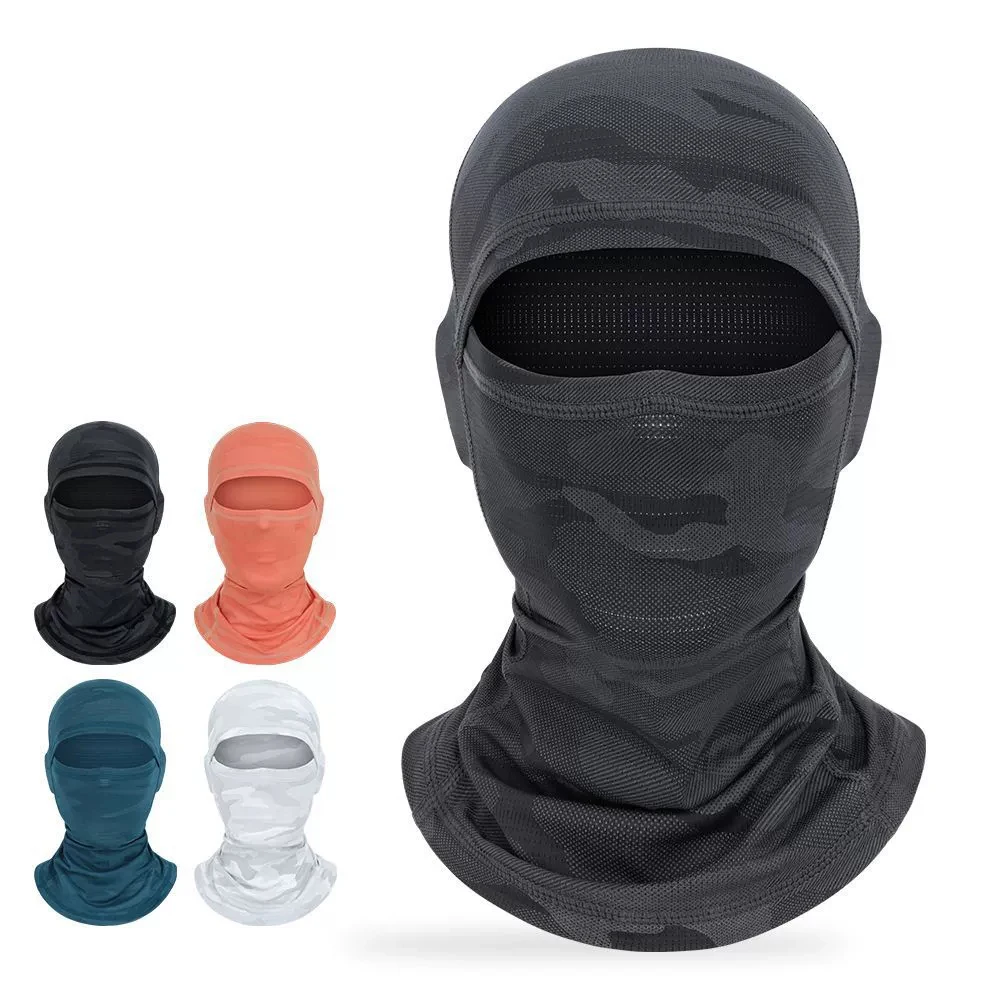 

Soft Breathable Balaclava, Anti-UV Cycling Full Face Caps, Men Motorcycle Masks, Windproof Helmet Head Cover, Biker Neck Warmer,