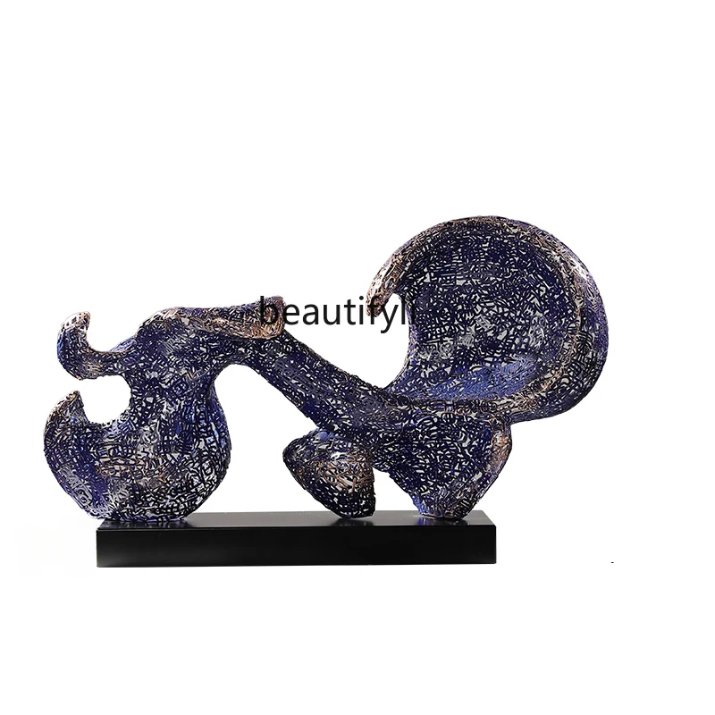 

Hotel Lobby Front Desk Decoration Club Hall Sales Department Chinese Large Decoration Metal Sculpture Crafts