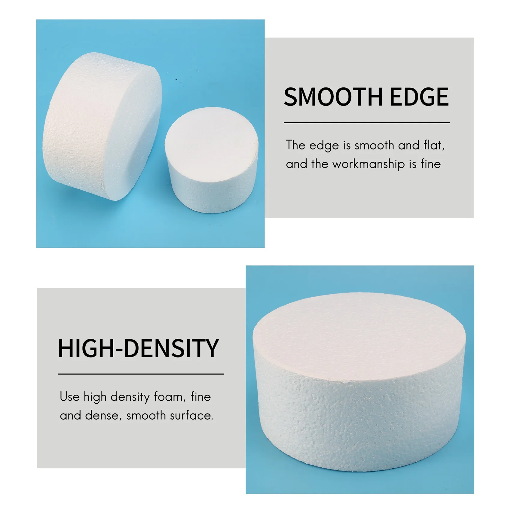 Round Cake Dummy 4 inch / 6 inch/ 8 inch (Cake Dummy Set 4 inch 6 inch 8 inch)