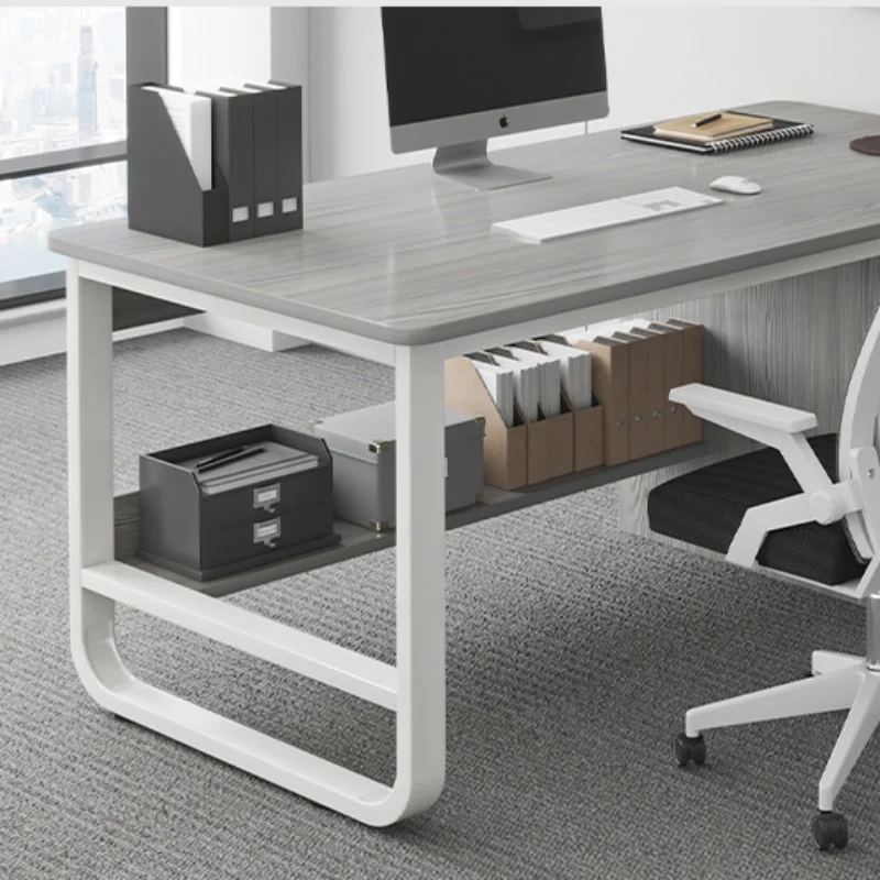 Workbench Simplicity Office Desks Computer Modern Single Staff Office Desks Drawers Laptop Bureaux Meuble Home Furniture QF50OD