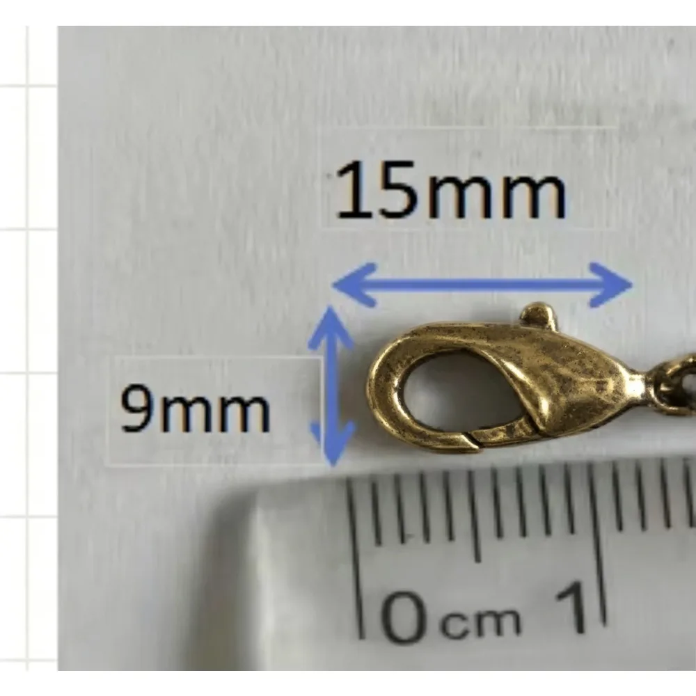 Antike Karabinerverschlüsse, Federringverschlüsse, ovale Biegeringe für DIY-Ohrringe, Armbänder, Halsketten und Schmuckherstellung – 2026 Top-Seller – Detail 1