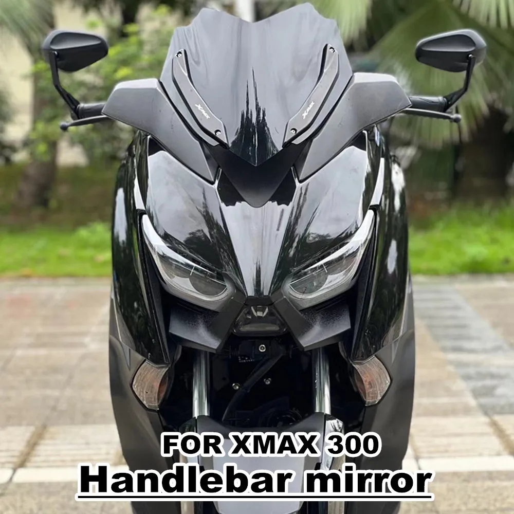 Motorcycle Handlebar Mirror For Yamaha XMAX 300 XMAX300  2018-2024  Handlebar Rear View Mirror