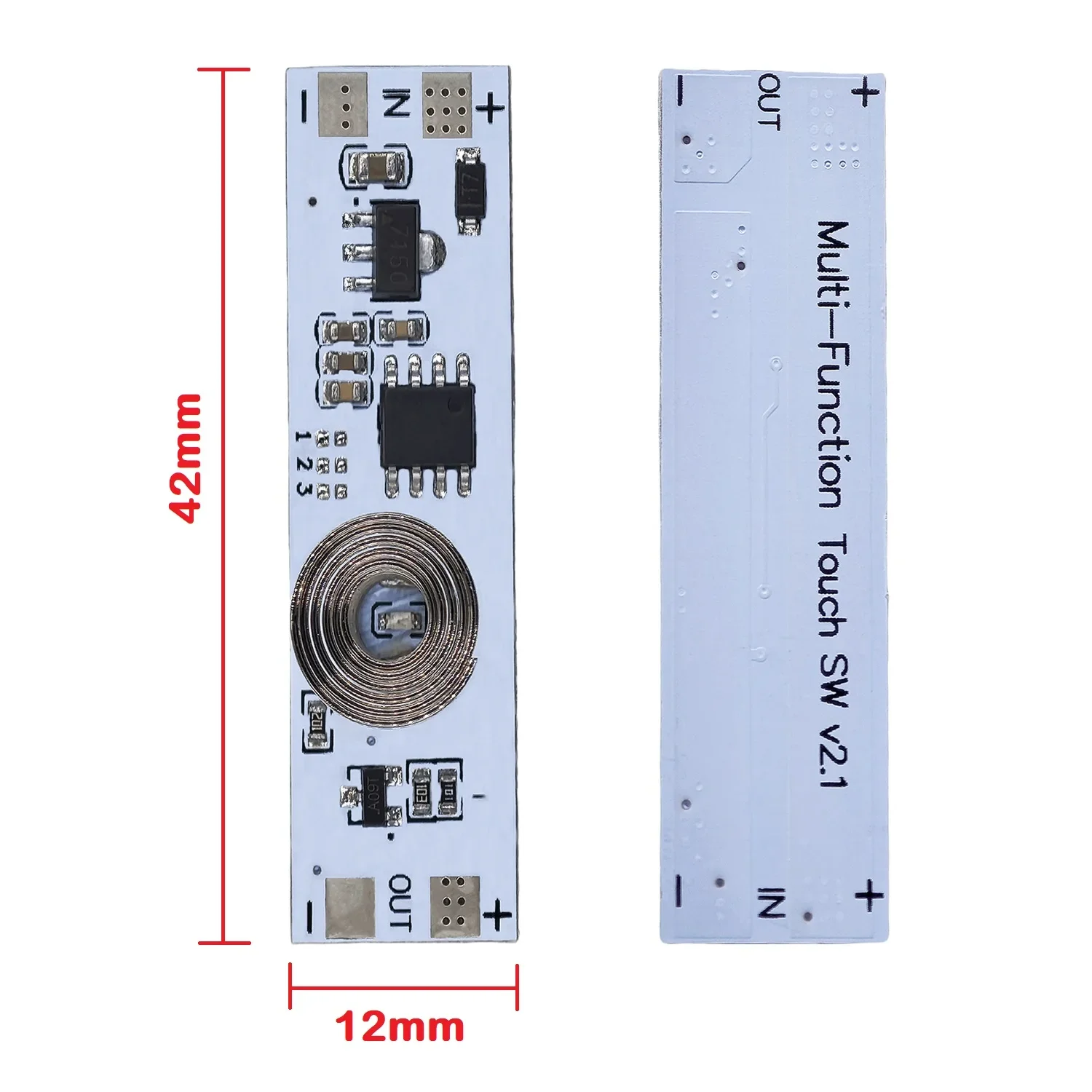 Touch Switch Capacitive Module PIR Motion Sensor Short Distance Scan Sweep Hand Sensor V2.1 5V-24V 3A LED Dimming Control Lamps
