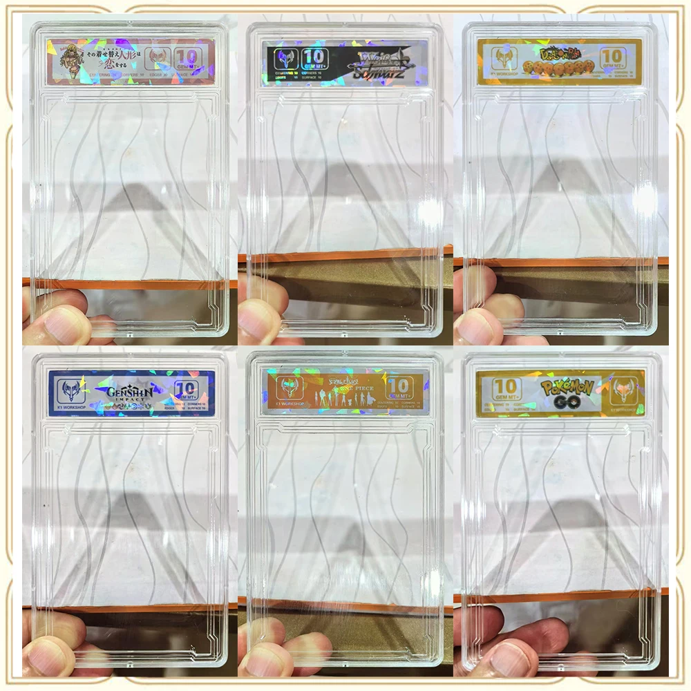 Anime DIY ACG Boy Games Toys Birthday Gifts Collectible Card Protector Weiss Schwarz One Piece Dragon Ball Pokemon Cards Storage