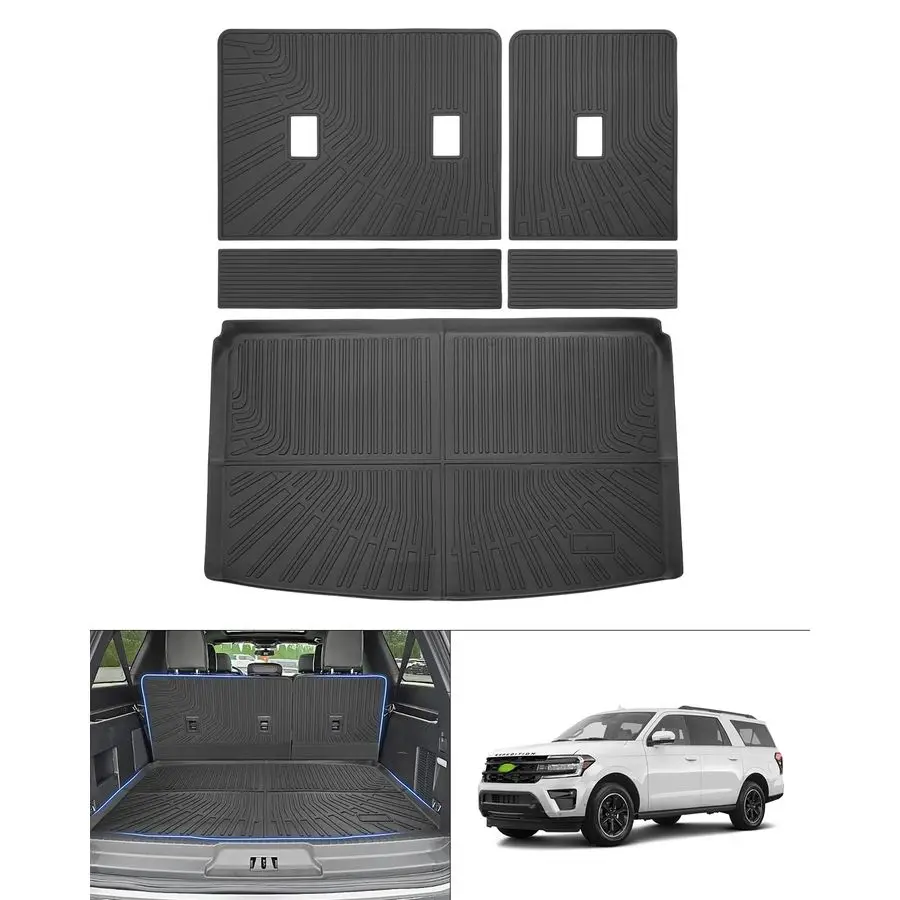 

Trunk Mat amp Backrest Mat for Ford Expedition Max Lincoln Navigator L 20182024, All Weather Rear Seat Back Cover Cargo Mat for