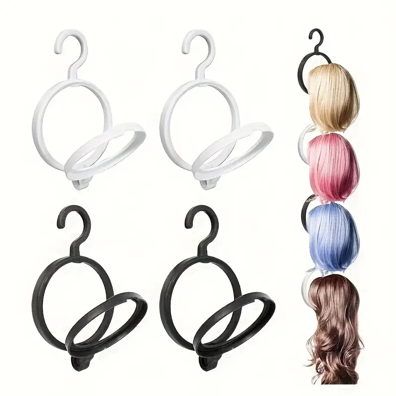 Collapsible Wig Stand Portable Wig Display Rack for Salon Dressing Room Space Saving Wig Organizer Wig Styling Stand