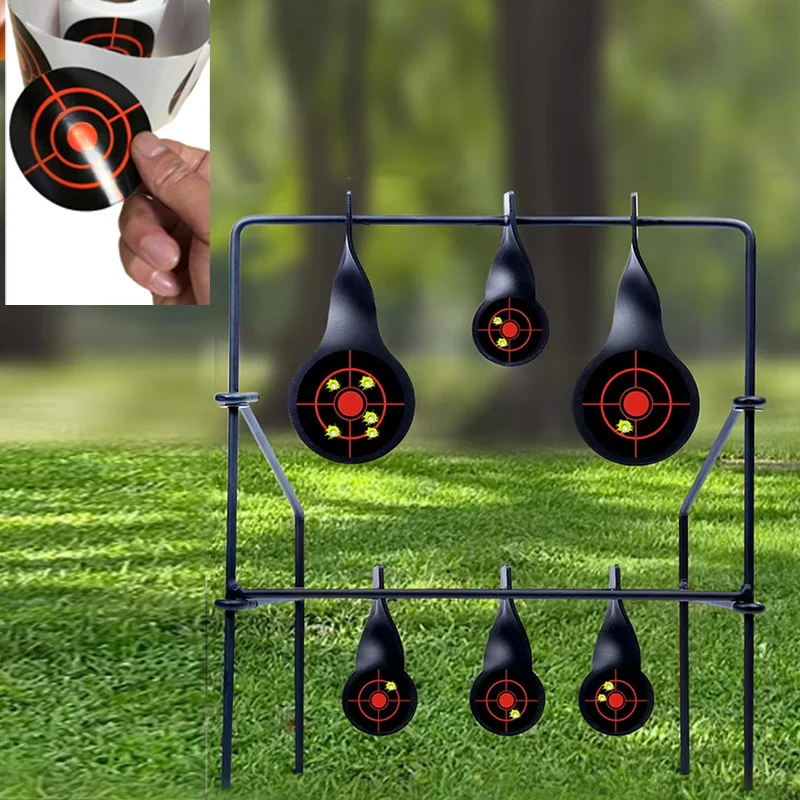 100/200/250Pcs Shooting Targets Splatter 3in Target Stickers Self Adhesive Paper Targets for Shooting Range Handgun Archery