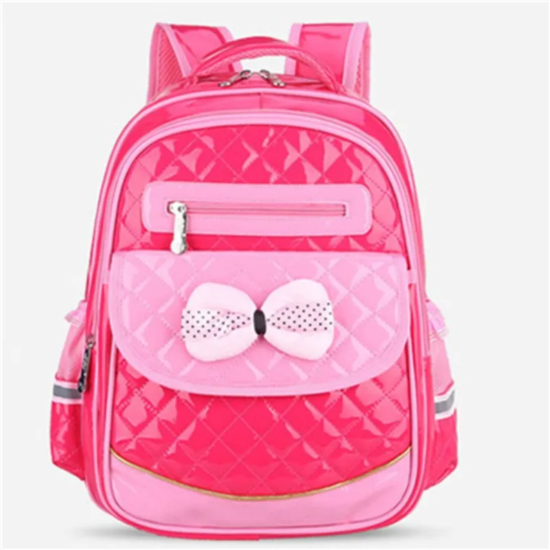 

Cute Bow Princess Children School Bags Top Quality Orthopedic Waterproof Backpack Mochila For Teenagers Kids Girls Rucksack