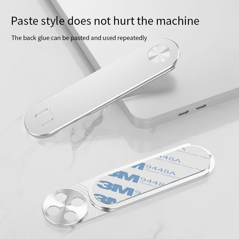 Support d'extension magnétique en plastique pour ordinateur Portable, en alliage d'aluminium, adapté au téléphone Portable, forte aspiration