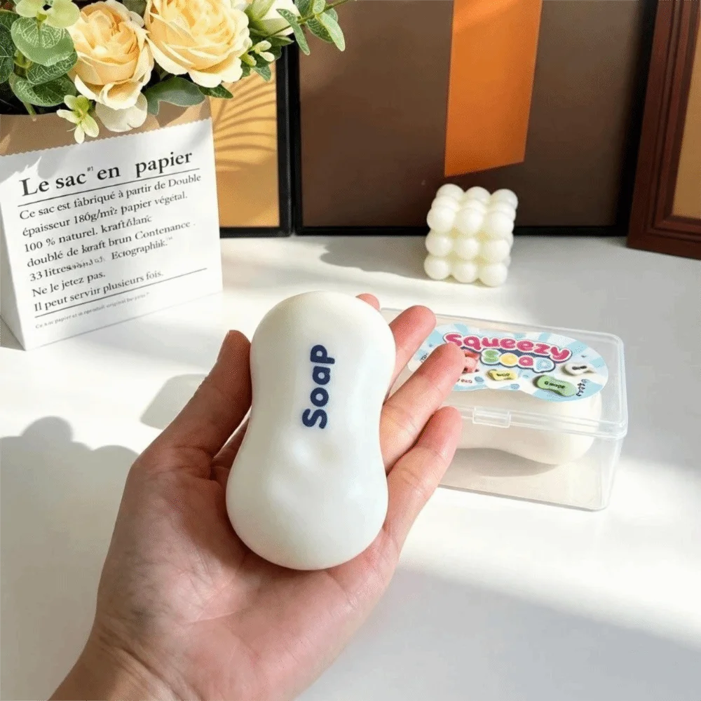 Soap Wax Cracking Squeeze Toy Crispy Feel Handmade Craft Crunchy Sound Ball Crackable Texture Soft Gel Fidget Toy