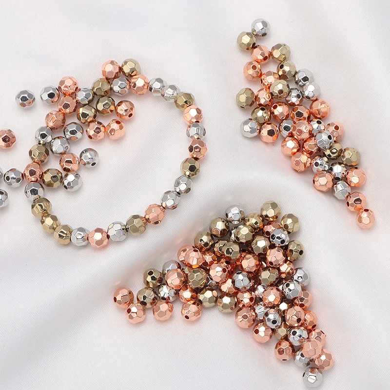 Louleur Heart Star Round CCB Beads Big Hole Beads For Jewelry Making  Loose Spacer Beads DIY Bracelet Necklace Accessories